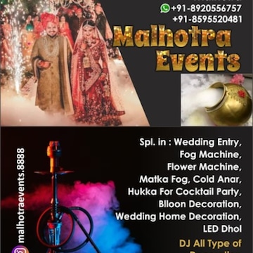 Malhotra Events & Puff Paradise