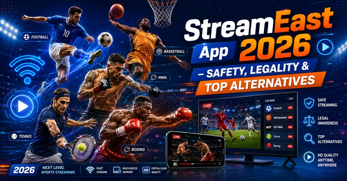 StreamEast App (2026): Safety, Legality, Features & Top 10 Legal Alternatives